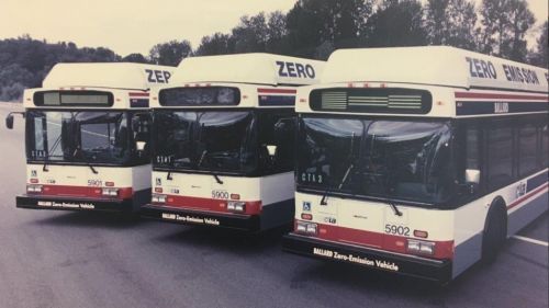 Terug naar 1998: Ballard levert zes moderne waterstofbussen voor openbaar vervoer