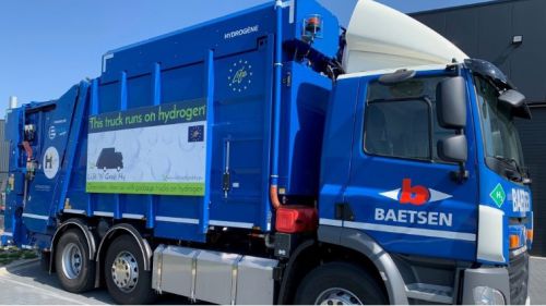 Vuilniswagens op waterstof starten Europese tour in regio Eindhoven