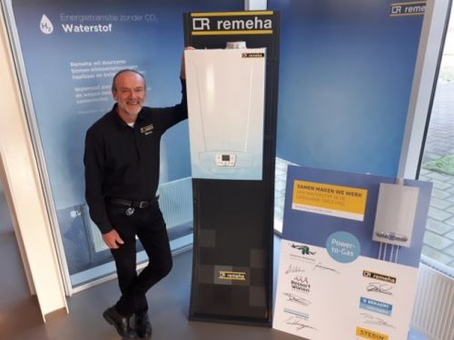 Veel belangstelling voor cv-ketel op waterstof
