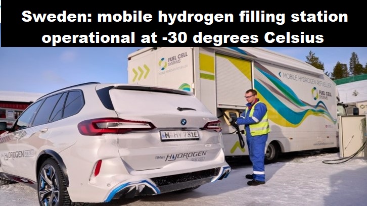 BMW Zweden test waterstof