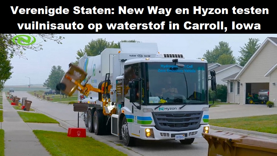 Carroll Hyzon vuilnisauto waterstof