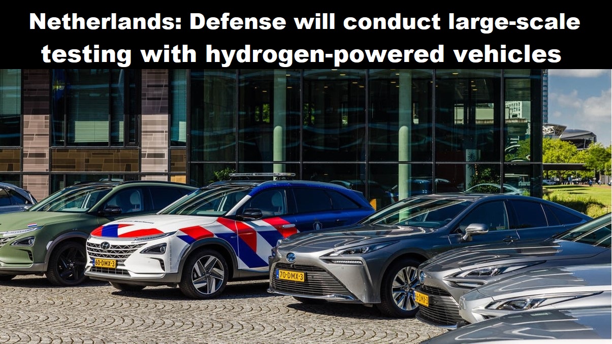 Nederland: Defensie gaat grootschalig testen met voertuigen op waterstof