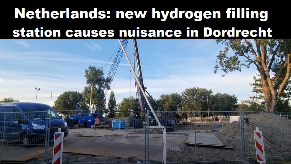Dordrecht bouw waterstoftankstation