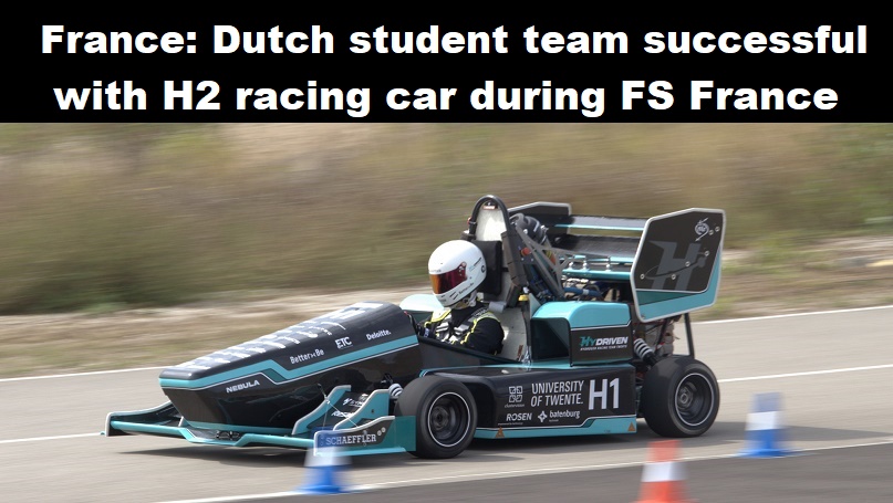 Frankrijk Formula Student Waterstof