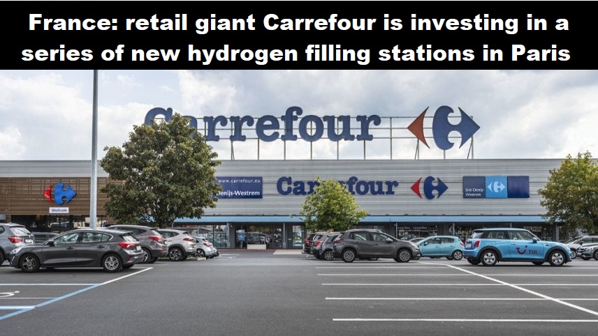 Frankrijk parijs carrefour waterstof