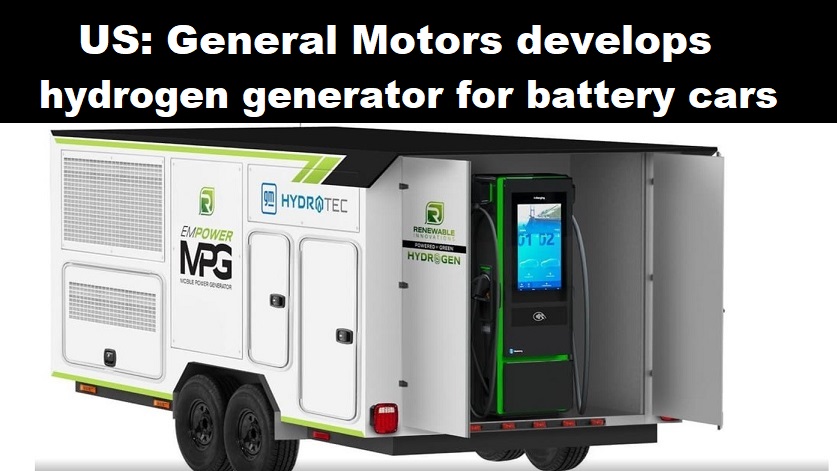 VS: General Motors ontwikkelt waterstof-generator voor batterij-auto’s