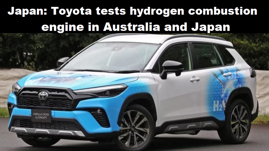 Japan Toyota ICE motor waterstof