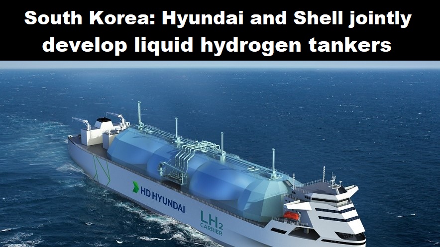 Korea Hyundai Shell 3M tanker waterstof