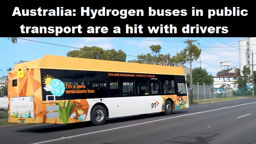 Australië: waterstofbussen binnen het openbaar vervoer zijn hit onder chauffeurs