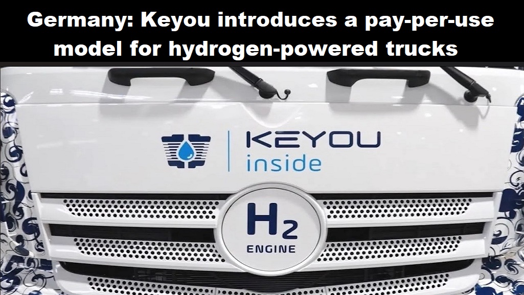 Munchen Keyou waterstof truck front