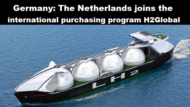 Nederland Duitsland Schip waterstof