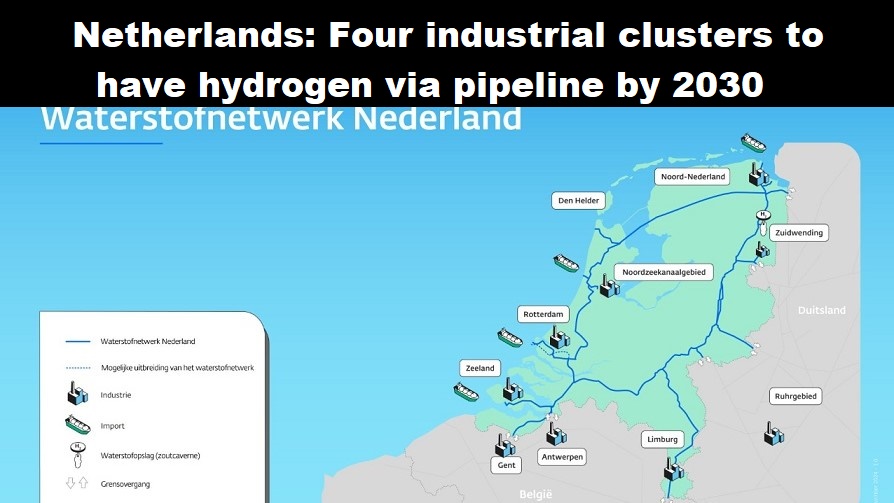 Nederland Hynetwork trace en planning waterstof