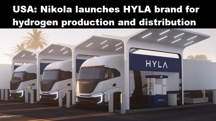VS: Nikola introduceert het merk HYLA voor waterstofproductie en distributie