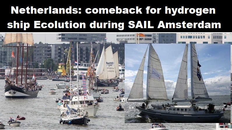 Sail in Amsterdam Ecolution waterstof 