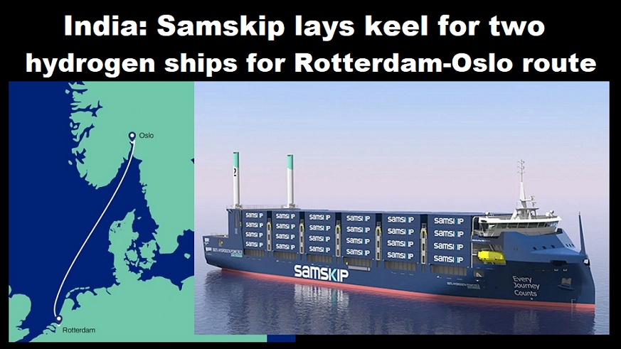 Samskip rotterdam oslo waterstof