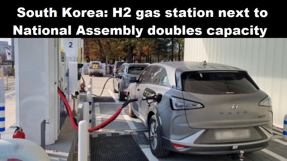 Zuid-Korea: H2-tankstation naast Nationale Assemblee verdubbelt capaciteit