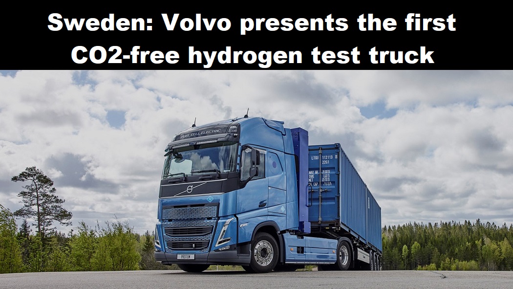 Volvo testruck waterstof