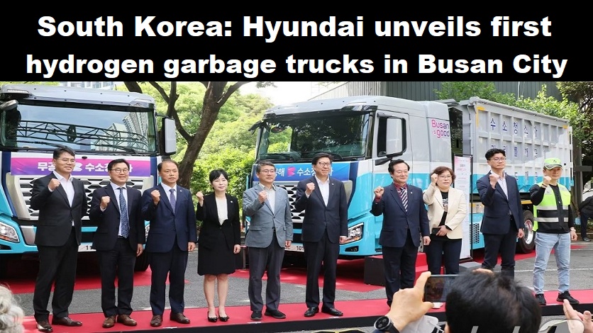 Waterstof Busan vuilniswagens
