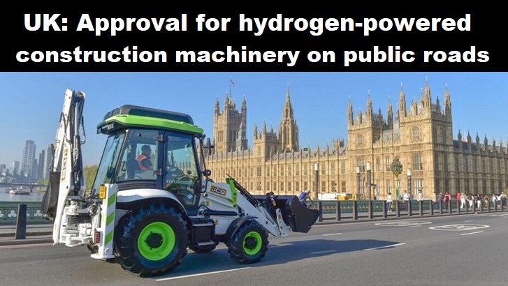 Waterstof Londen JCB
