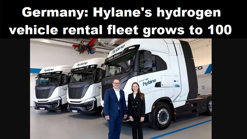 Waterstof hylane Iveco truck