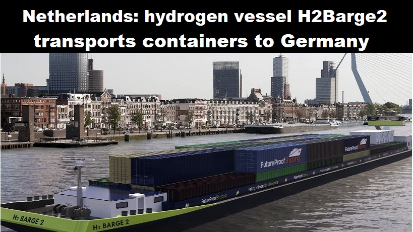 Werkendam H2Barge2 waterstof