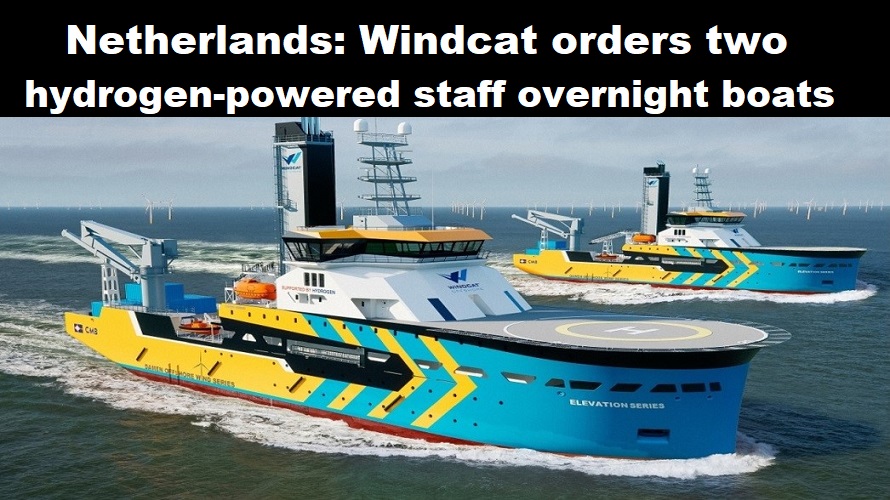 Windcat hotelboot waterstof
