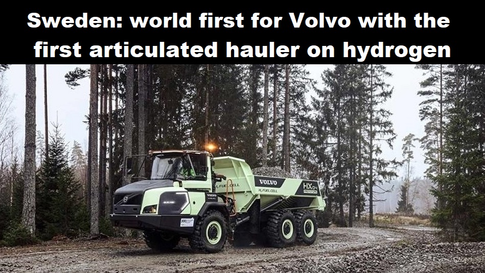 Zweden Volvo waterstof