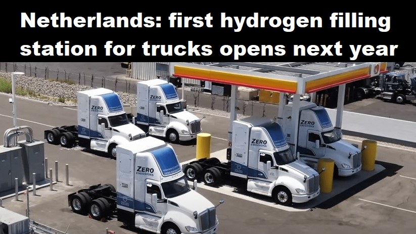 californie shell trucks waterstof