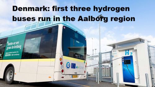 Denemarken: eerste drie waterstofbussen rijden in regio Aalborg