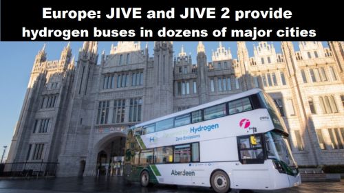 Europa: JIVE en JIVE 2 zorgen voor waterstofbussen in tientallen grote steden