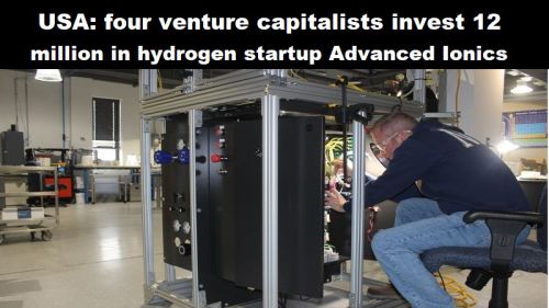 USA: vier durfinvesteerders steken 12 miljoen in waterstof startup Advanced Ionics