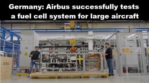 Duitsland: Airbus test succesvol een brandstofcelsysteem voor grote vliegtuigen
