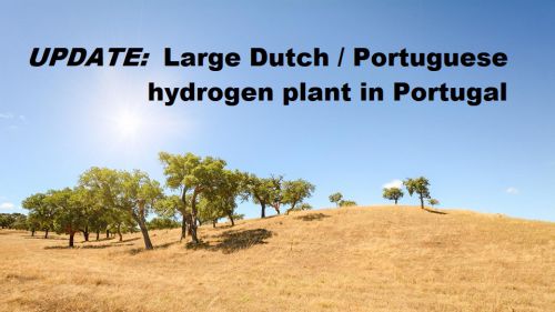 UPDATE: Nederlands/Portugese waterstoffabriek in Portugal