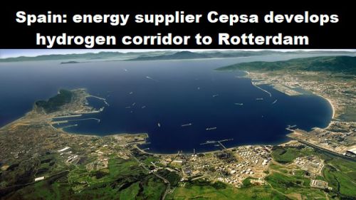 Spanje: energieleverancier Cepsa ontwikkelt waterstofcorridor naar Rotterdam