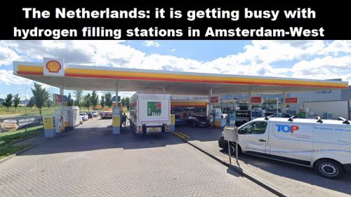 Nederland: het wordt druk met waterstoftankstations in Amsterdam-West