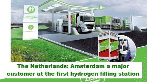 Nederland: gemeente Amsterdam eerste grote klant bij nieuw waterstof-tankstation