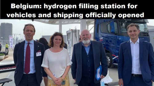 België: waterstoftankstation voor voertuigen en scheepvaart officieel geopend