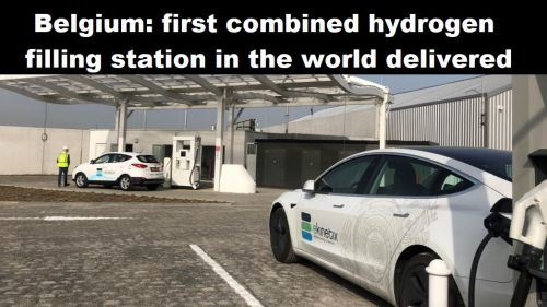 België: eerste gecombineerde waterstoftankstation ter wereld opgeleverd