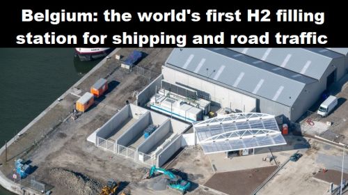 België: eerste H2-tankstation ter wereld voor scheepvaart en wegverkeer