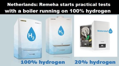 Nederland: Remeha start praktijktesten met cv-ketel op 100% waterstof