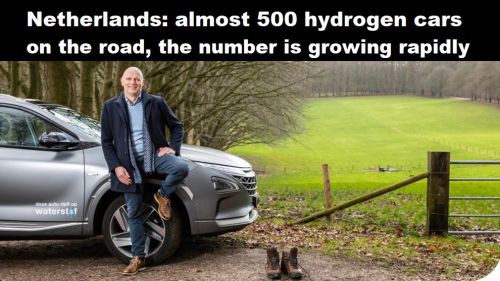 Nederland: bijna 500 waterstofauto’s op de weg, aantal groeit snel