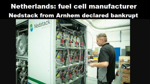 Nederland: brandstofcelfabrikant Nedstack uit Arnhem failliet verklaard