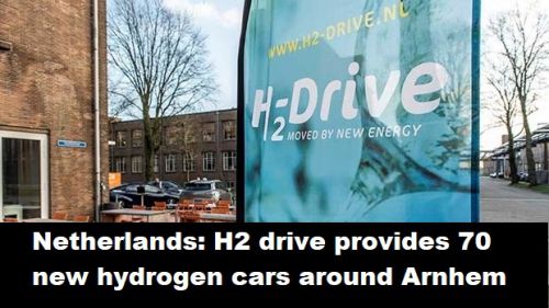 Nederland: H2-drive zorgt voor 70 nieuwe waterstofauto’s rond Arnhem