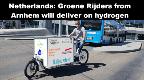 Nederland: Groene Rijders uit Arnhem gaan bezorgen op waterstof