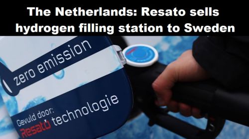 Nederland: Resato verkoopt waterstoftankstation aan Zweden