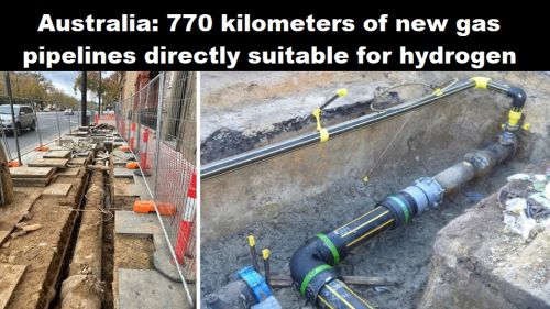 Australië: 770 kilometer nieuwe gasleidingen direct geschikt voor waterstof