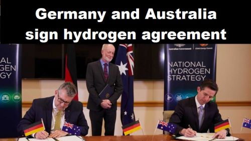 Duitsland en Australië tekenen waterstof-overeenkomst