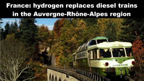 Frankrijk: waterstof vervangt dieseltreinen in regio Auvergne-Rhône-Alpes