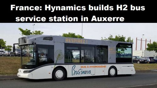Frankrijk: Hynamics bouwt H2-tankstation voor bussen in Auxerre