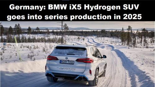 Duitsland: waterstof-SUV BMW iX5 Hydrogen gaat in 2025 in serieproductie